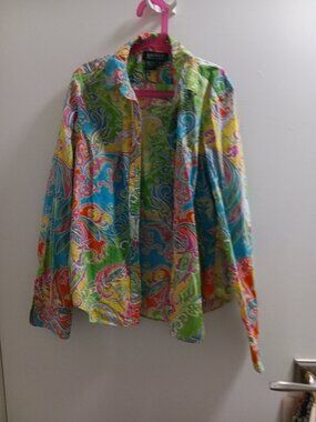 "Lauren, Ralph Lauren" Ladies, Buttoned, Dress Shirt